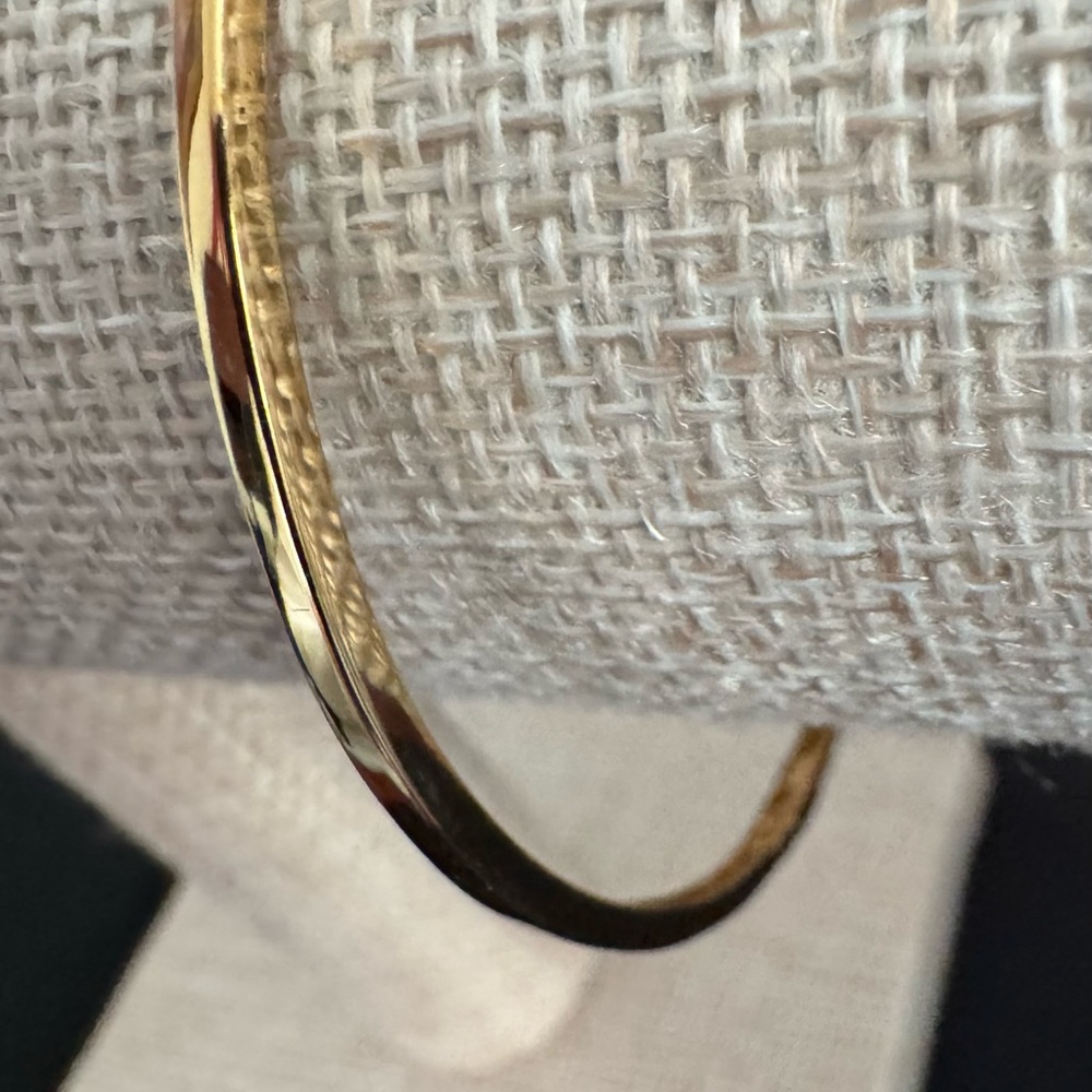 Elegant Gold  Bracelet with Sparkling Round Diamonique Crystal Round Accents - Picture 13 of 13